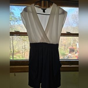 H&M Blue And White Dress